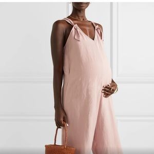 Hatch Noa Rose Linen Jumpsuit Size 0